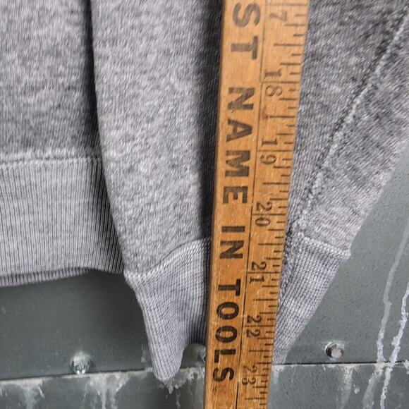 Discus Vintage '80s Tri-blend heather Gray Pullover Hoodie Sweatshirt Medium - Picture 9 of 10